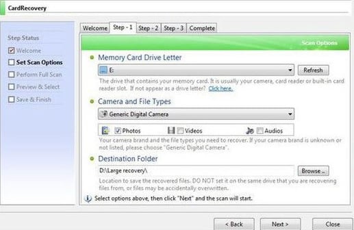 card recovery software for pc