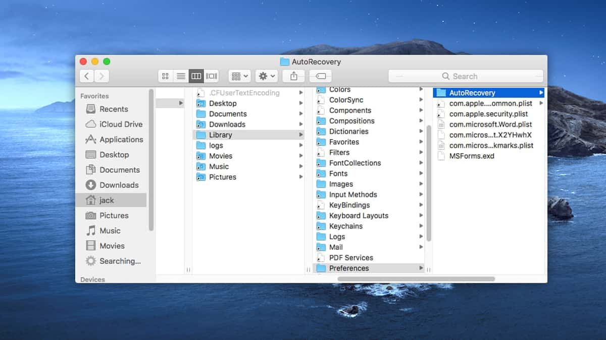 microsoft for mac 2016 missing document
