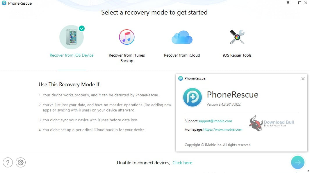 iphone data recovery without backup free