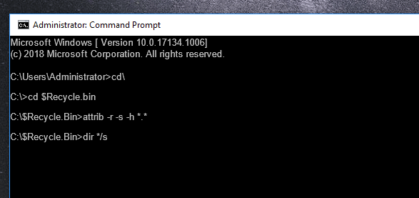 How To Recover Deleted Files Using Command Prompt Cmd